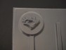 668 Elk on Round Chocolate or Hard Candy Lollipop Mold